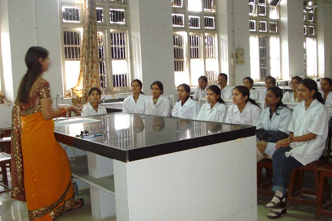 Students during academic event at Government Medical College Baroda